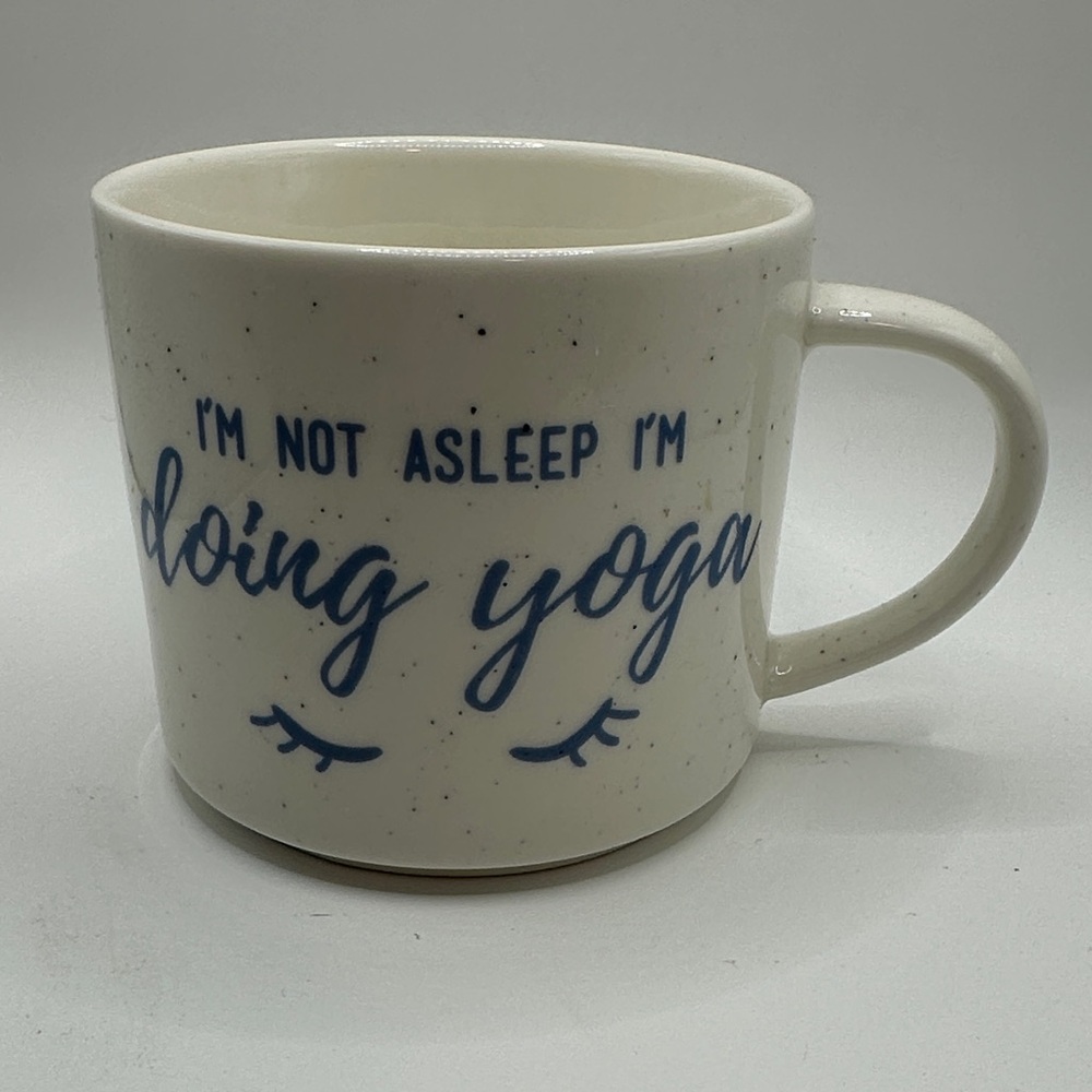 Threshold "I'm Not Asleep, I'm Doing Yoga" coffee mug